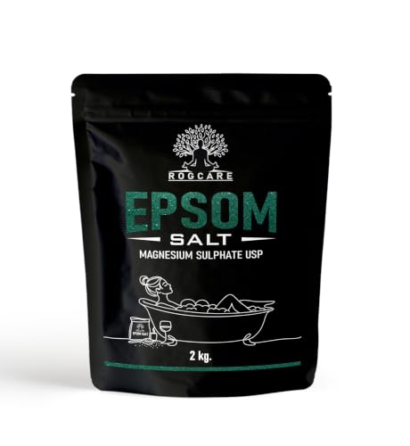 Image of Epsom Salt 2 Kg for Bath | 100% pure Magnesium Sulfate Crystals | Relaxing Muscle Soak, Stress Relief, Detox Bath Salt for Body, Foot Soak & Spa | Natural Bath Salt for Skin Care