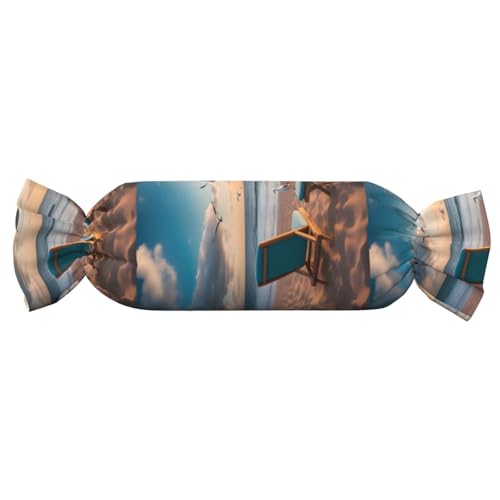 Almohada Espuma Viscoelástica 62 cm x 25 cm Negra