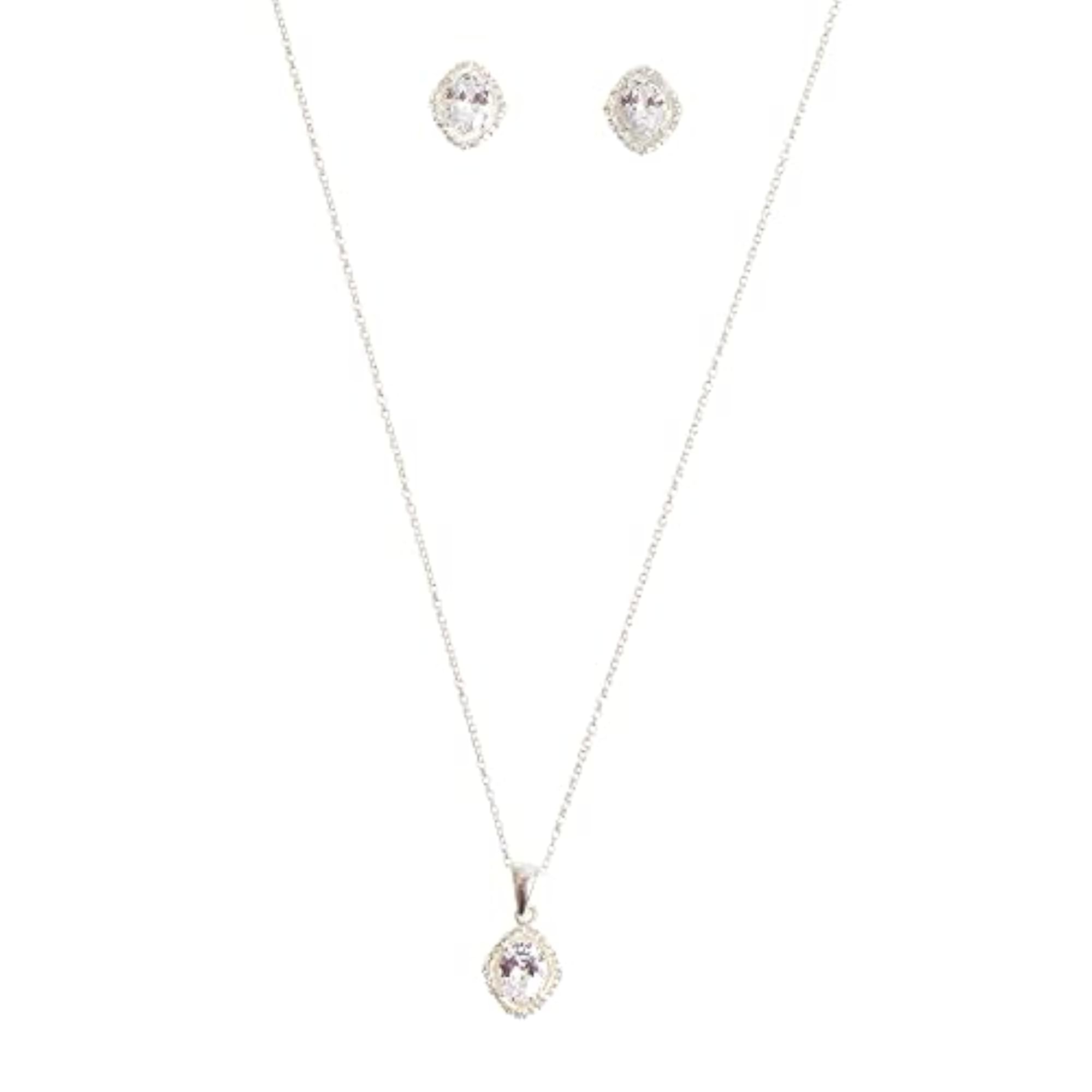 925 Silver Oval Box Set