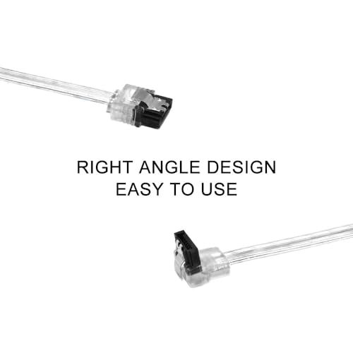 Cable de datos SATA 3.0 de 30 cm color blanco miniatura 4