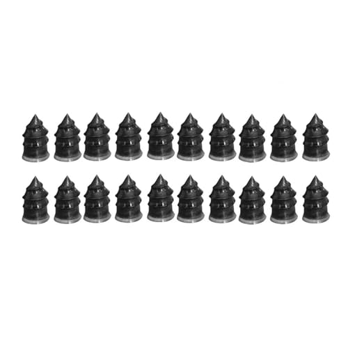 車、バイク、スクーター、自転車のタイヤ修理用ゴム製金属釘セットアクセサリー(20pcs Large)
