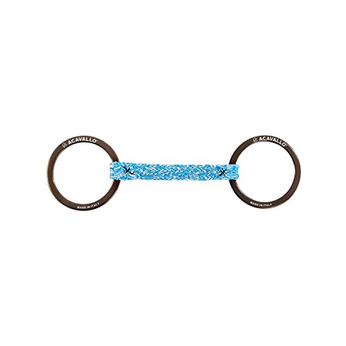 Acavallo Jumpe Alupro Snaffle Bit, 13 cm, marrom