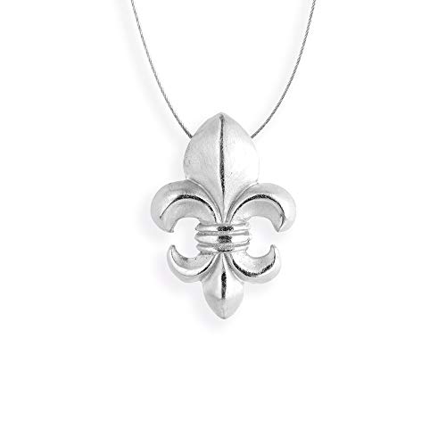 Preisvergleich Produktbild Drachenfels Kleiner Lilienanhänger in Echtsilber / Kollektion Lilienkönigin / Anhänger für Damen / Design-Schmuck aus 925 Sterling Silber / D LKO 34 / AG