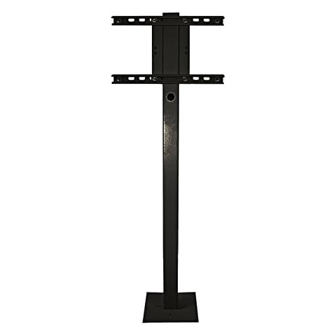 SunBriteTV All-Weather Deck Planter Pole Mount for Outdoor TV - SB-DP46XA-BL Black Cover