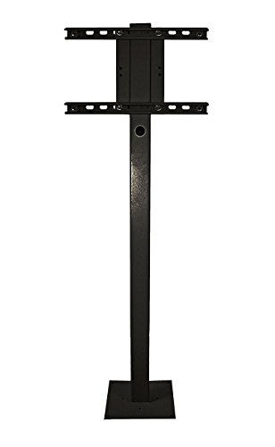 SunBriteTV All-Weather Deck Planter Pole Mount for Outdoor TV - SB-DP46XA-BL Black