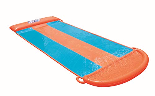 H2Ogo!- Scivolo Aqua Ramp Triplo, 3+ Anni, Cm.549, Multicolore, 52249