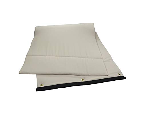 Audimute isolé Sound Barrier and Sound Absorption Sheet | MLV Sound Blocker - Block Sound | Soundproofing Sheet - Sound Blanket - Reduce Noise - Acoustic Foam Alternative | - (Bone)