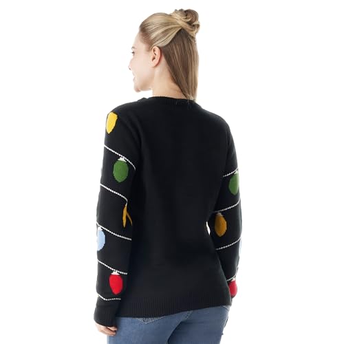 JOYIN Matching Light-Up Fairy Lights and Presents Sweater for Couples - Image 2