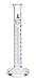 Graduated Cylinder, 10ml - Class B Tolerance ?0.20ml - Round Base - Blue Graduations - Borosilicate 3.3 Glass - Eisco Labs