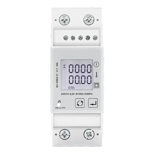 Compteur d'énergie multifonction avec sortie d'impulsions TAC2100 monophasé