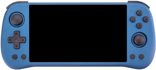 Powkiddy X55 256GB, 50000 Games, Retro Gaming Console, Large 5.5" HD Display, Powerful Performance, Multi-Emulator Support, Extended Battery Life, HDMI, Multiplayer support [Blue]