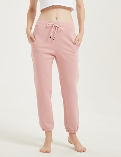 Image of Gihuo Women's Sherpa Lined Sweatpants Winter Warm Fleece Lined Sweatpants with Pockets Fleece Jogger Pants