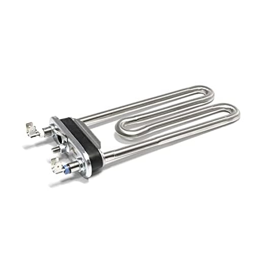 RYELDOM RESISTENZA PER LAVATRICE - 1700 WATT - 230 V - CON FORO TERMOSTATO E TERMOFUSIBILE - ARISTON - INDESIT - HOT POINT -