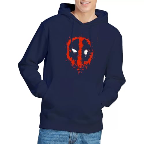 Sweat à Capuche Marvel avec logo Deadpool de qualité supérieure conçu pour un look urbain soigné