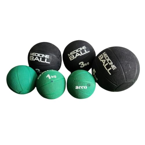 Image of Medical Bazzar Rubber Medicine Balls with Bounce Effect (1KG, 2KG, 3KG, 4KG, 5KG) (AMP-03MEDR01A)