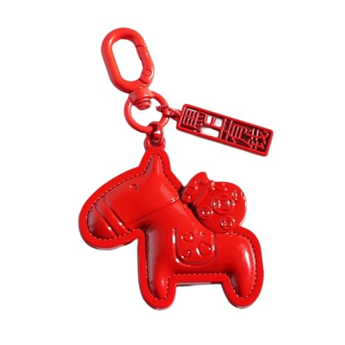 Adorable Horse Keychain Wealth Symbol Design for Keyring Bag Ornament