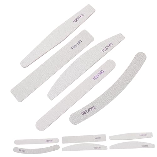 25 Piezas Uñas Falsas Bloque De Limas De Uñas Lima De Uñas Curva Bloques De Pulidores De Uñas Limas Para Pulir Uñas Kit De Esmalte De Uñas De Gel Herramienta De Manicura Madera Ipetboom