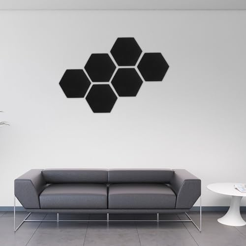 Paneles Acústicos Hexagonales Toddmomy 12pcs para Aislamiento y Reducción de Ruido miniatura 4