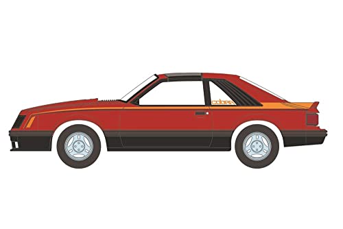ModelToyCars 1981 Ford Mustang Cobra rojo 1:64 miniatura 2