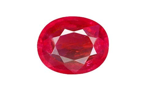 7 Carat Ruby Stone Original Certified 7.25 Ratti Old Burma Manik Gemstone for Men & Women