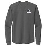 Dunbrooke Men's Heather Gray Dallas Cowboys Cavalier Long Sleeve T-Shirt