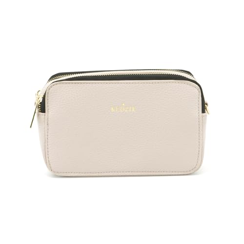 KEDZIE Color Pop Modernist Vegan Leather Crossbody Shoulder Compact Camera Shape Bag For Women With Adjustable Strap