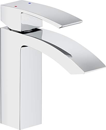 Cornat Waschtisch-Armatur Yago - Niederdruck, Verchromt, Mit Ablaufgarnitur