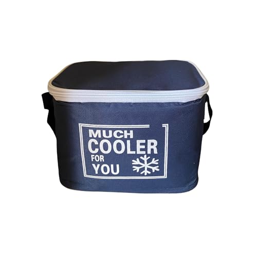 Mini Nevera Portatil, Bolsa Nevera Portatil, Bolsa termica Porta Alimentos, Nevera Portatil Pequeña, Bolsa termica Almuerzo, Playa, Piscina, Picnic, Oficina, Senderismo,Porta Fiambrera, (Azul Marino)