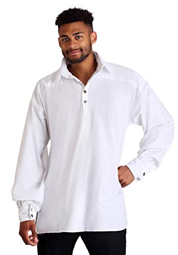 Plus Size White Highlander Shirt 2X