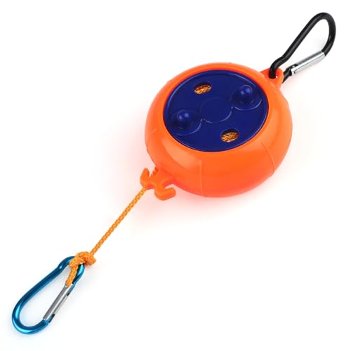 UIHRLM Retractable Washing Line, 10m Portable Adjustable Extendable Washing Line with 2 Carabiners, Anti Winding Heavy Duty Clothes Lines for Travel, Bathroom, Laundry Room, Garden, Outdoor