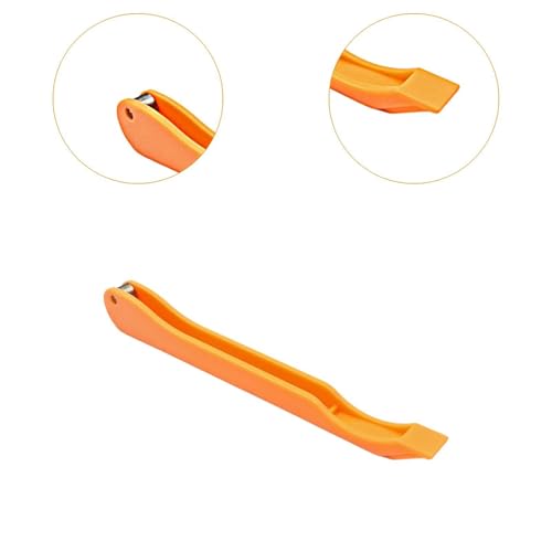 kowaku Hand Foiler Foiling Tool, Ergonomic, Hand Foil Wrapper, Short Foil Crimper, Copper Foil Wrapping Tool for 7/32iinch Foil Tape, Orange