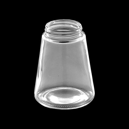 AÇUCAREIRO VIDRO C/CANUDO METAL PRETO 250ml