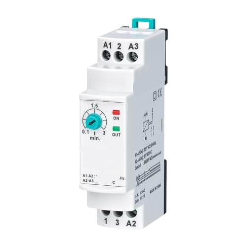 Relais temporisé de commande ERV-03D temporisateur électrique réglable 24V tension alternative