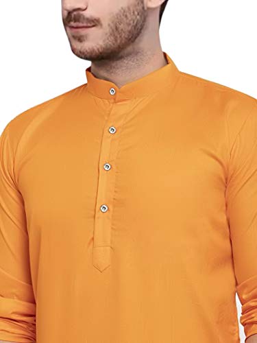 Image of trustous Mens straigth Solid Kurta Pyjama Set Combo in 100% Cotton with 16 Colour Option and Size are XS to 3XL for (Birthday,Wedding, Ceremony, Casual, Engagement)