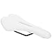Cómodo y ergonómico Asiento de bicicleta de montaña Cojín plegable para bicicleta, para bicicleta de montaña(white)