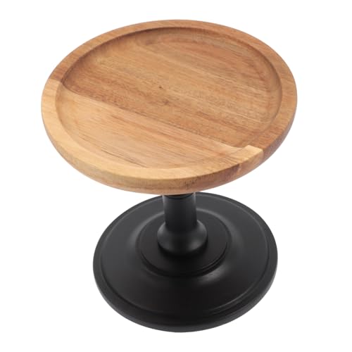 Cabilock Wooden Cake Stand Display Tray Elegant Cupcake Holder for Weddings Parties Events Sturdy Base for Stability for Desserts Appetizers Treats