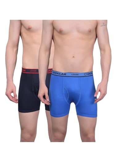 Image of Dollar Lehar Mens Combed Cotton Trunk - Actual Colour May Vary