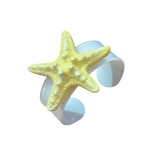 Fashionable Sea Star Resin Jewelry Portable Designs Suitable for Holidays Festivals and Everyday Looks Vacation Accessory