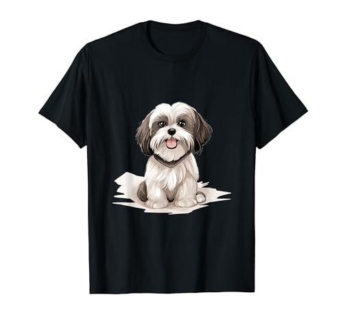 Shih Tzu Hsi Shih perro mascota raza lindo gráfico Camiseta