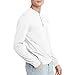 Hanes Originals T-Shirt, Long Sleeve Cotton Henley Tees for Men, White, Small