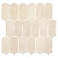 Vamos Tile Upgraded Thicker Design Peel and Stick Backsplash Tile, 10-Sheet Pinkish Beige Marble with Beige Grout Self Adhesive Vinyl Wall Tiles, Stick on Backsplash for Kitchen, Bathroom,RV,Pantry