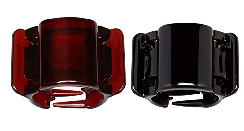 Allure Style Accessories Linziclip Midi 2-Pack, Black and Tortoiseshell, Modern Unisex Hair Clip, 2 Count, 2.25''W x 1.5''H x 1.5''D