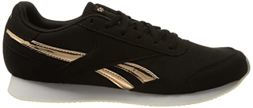 Image of Reebok Women's Royal Classic Jogger 3 Sneakers, Black White FTWR White Rose Gold, 4 UK