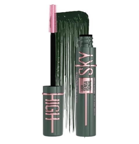 Maybelline New-York - Mascara Volume & Longueur - Sky High - Teinte : Green Altitude - 7,2 ml