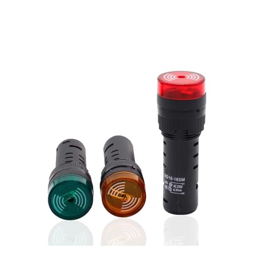 Buzzer de signalisation 16mm AD16-16SM pour résoudre les défauts de tension AC380V - 2