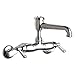 CHICAGO FAUCETS 886-XKCP Hot and Cold Water Sink Faucet