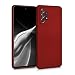 Produktbild kwmobile Case kompatibel mit Samsung Galaxy A72 - Hülle Silikon metallisch schimmernd - Handyhülle Metallic Dunkelrot