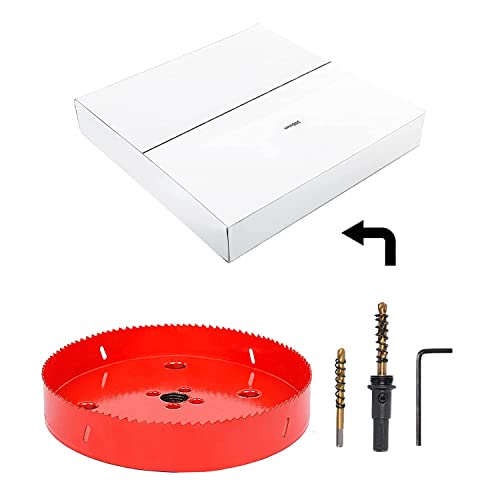 Scie cloche HSS 160mm très résistante pour percer le plastique - 7