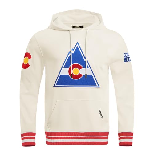 Image of Pro Standard Men's NHL Retro Classics Brushed Back French Terry Pull Over Hoodie