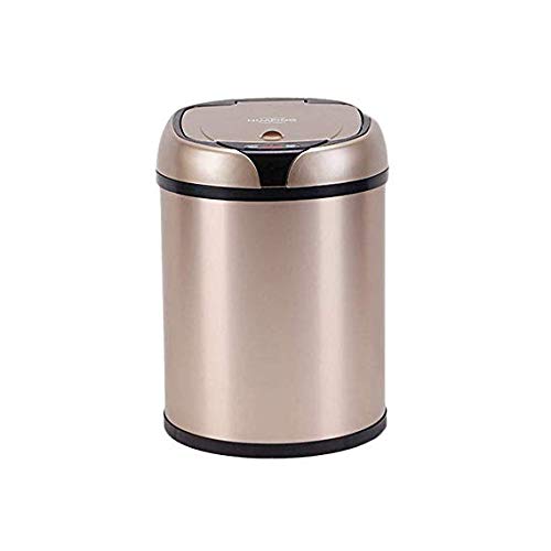 Capteur poubelle automatique 8L acier inoxydable style européen pour cuisine
